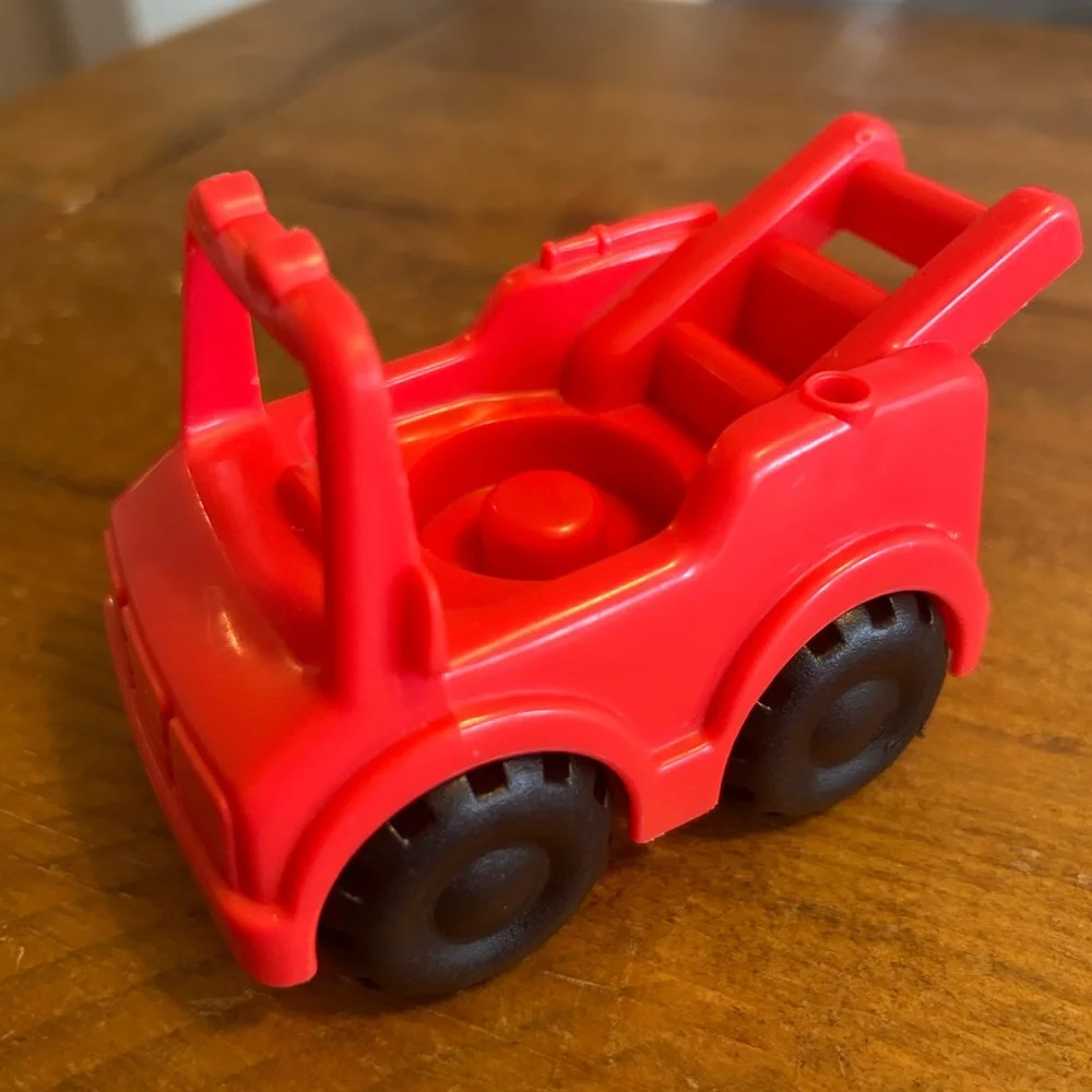 Fisher Price Little People red fire truck as is